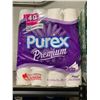 Image 1 : Purex Premium  2 Ply Bathroom Tissue 40 Rolls 250 Sheets per Roll