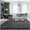 Image 4 : Cam Living Brooklyn Shag Area Rug Dark Grey  - 7'10" x 10'