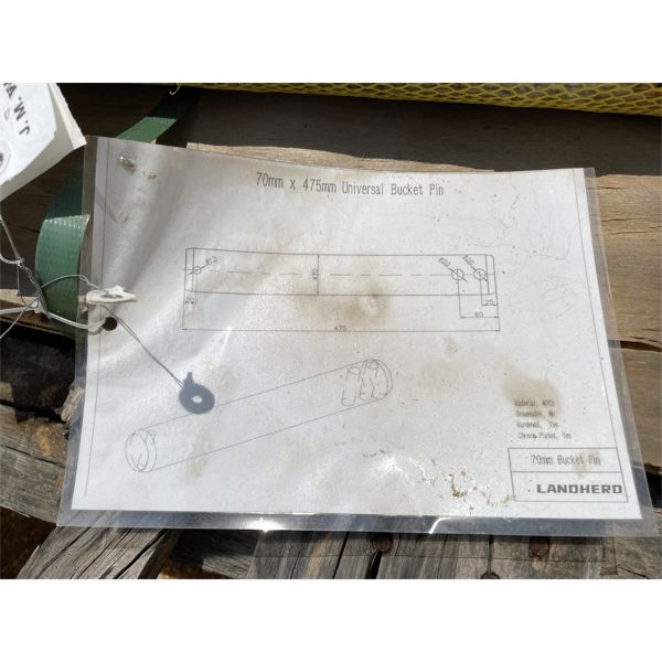 2023 LANDHERO 70 mm BUCKET PINS