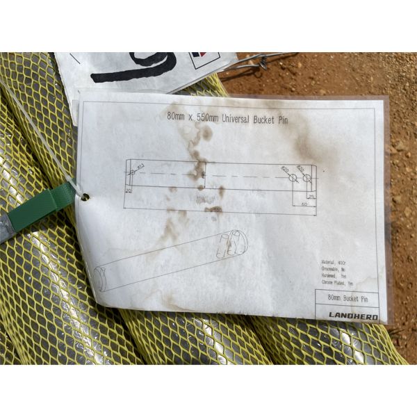 2023 LANDHERO 80 mm BUCKET PINS