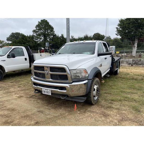2012 DODGE RAM 4500 HEAVY DUTY Flatbed Truck