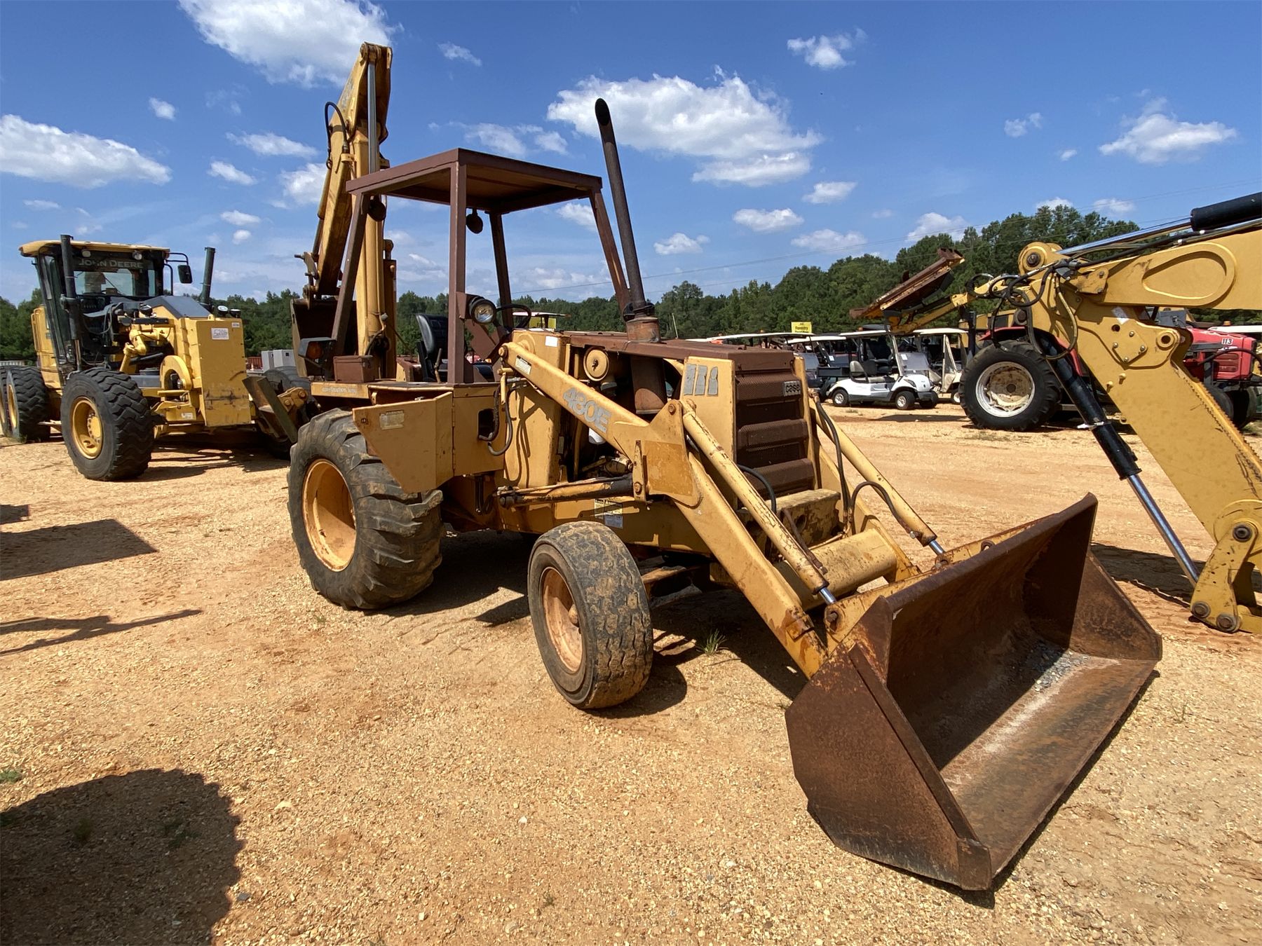 1987 CASE 480E Backhoe J M Wood Auction Company Inc 1987-case-480e-backhoe-j-m-wood-auction-company-inc