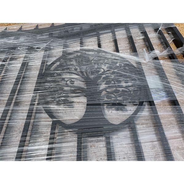 14' BI-PARTING WROUGHT IRON GATE