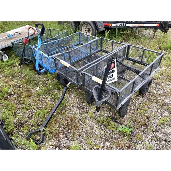 (4) PULL CARTS/WAGONS