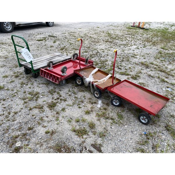 (5) PULL CARTS/WAGONS