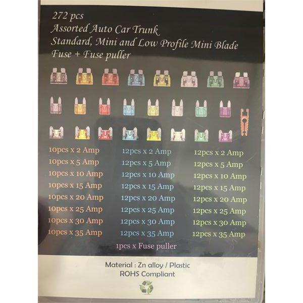 272pcs FUSE ASSORTMENT KIT