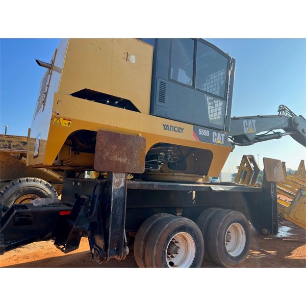 2018 CAT 559D SN KL50012 MTD ON PITTS TRAILER Log Loader
