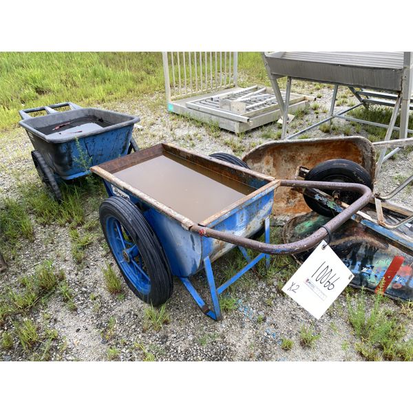 (2) WHEEL BARROWS