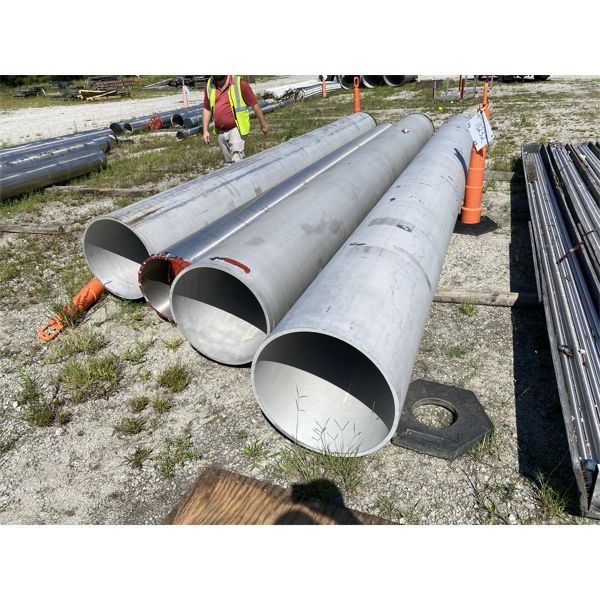 (4) 18" & 24" STAINLESS STEEL PIPE