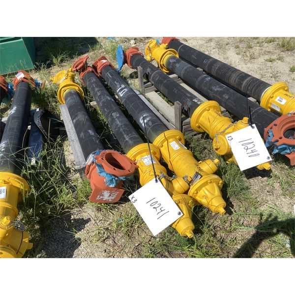 (3) 3-WAY FIRE HYDRANTS W/ COUPLING