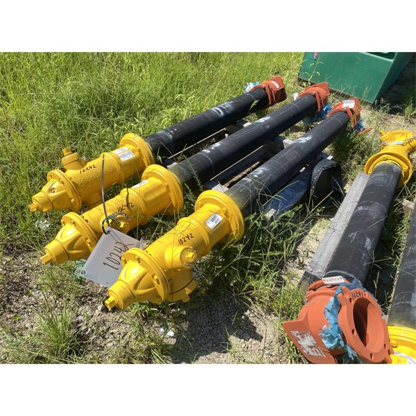 (3) 3-WAY FIRE HYDRANTS W/ COUPLING