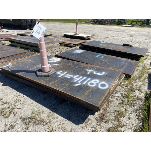 5' x 10' x 2" STEEL PLATE