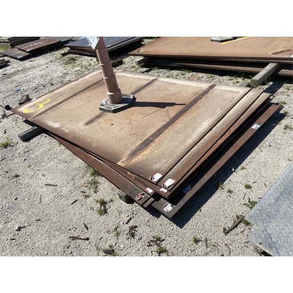 6' x 12' x 1/2" STEEL PLATE