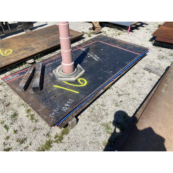 4' x 8' x 1" STEEL PLATE