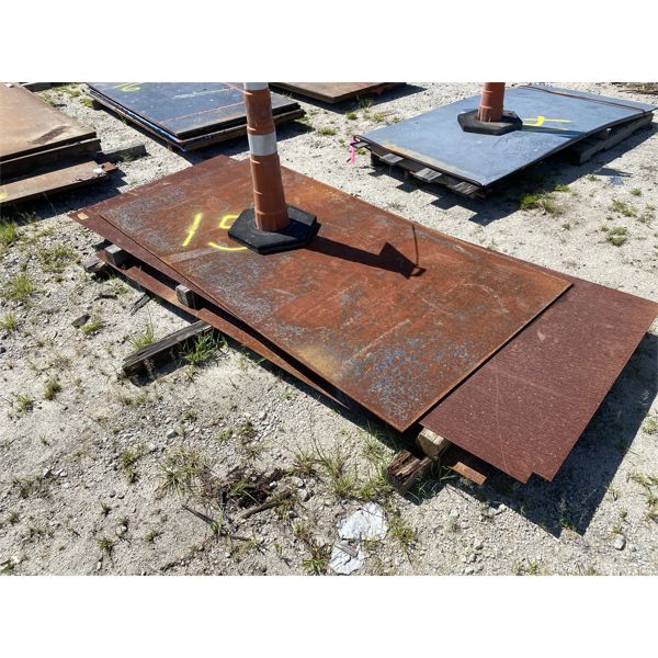 (4) 4' x 8' x 1/4" STEEL PLATE