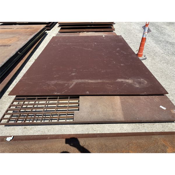 (2) 10-1/2' x 20' x 1" & 10-1/2" x 173" x 1" STEEL PLATE