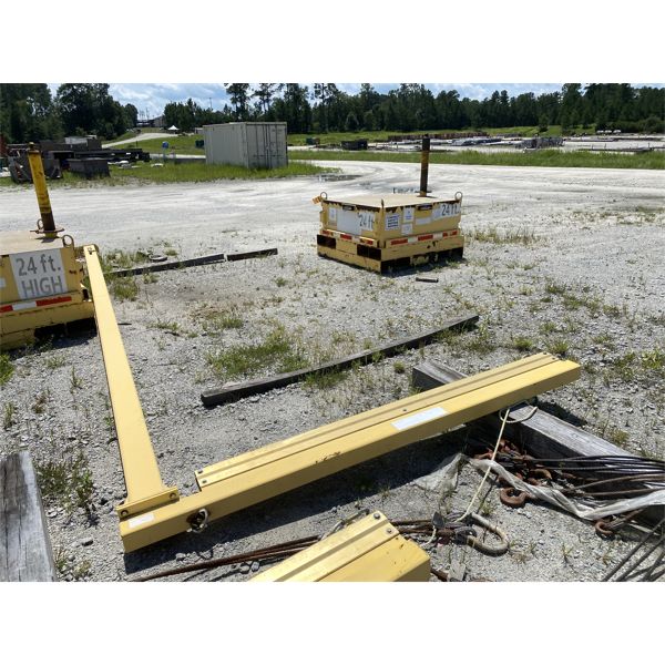 2014 DBI SALA FLEXIGUARD SAFRIG W/ COUNTERWEIGHT BASE & SELF RETRACTING LIFELINE