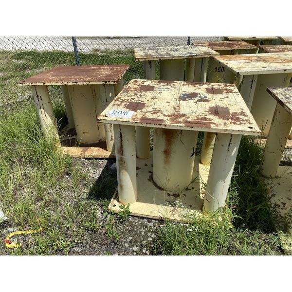 (2) 150T STEEL STANDS