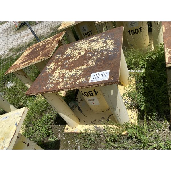 (2) 150T STEEL STANDS