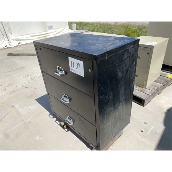 FIREKING 2 HR FIRE SAFE (3) DRAWER FILING CABINET