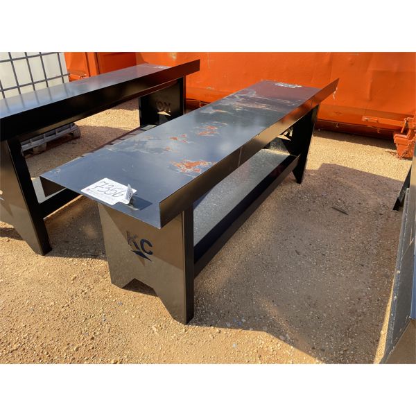 25" x 90" METAL TABLE