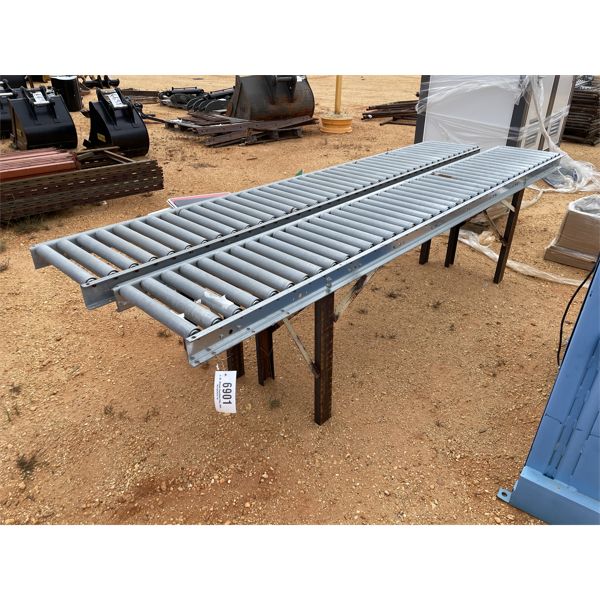 (2) 10' ROLLER TABLES