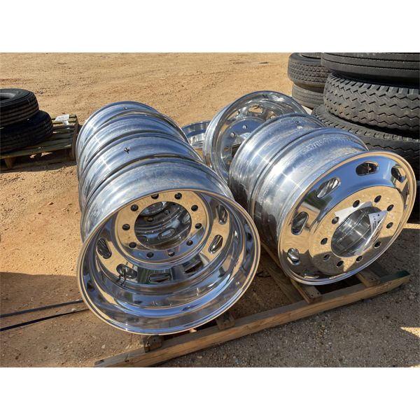(8) 22.5 ALUMINUM RIMS