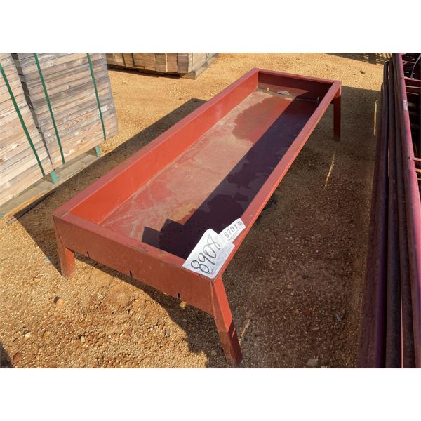 90" x 30" STEEL FEED TROUGH
