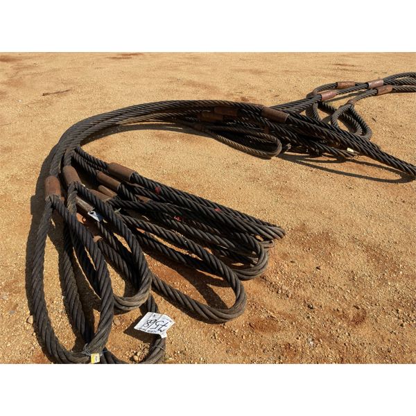 (9) 2-1/2" WIRE ROPE SLING