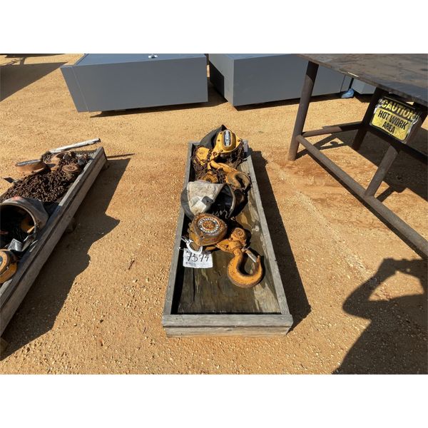 (2) HARRINGTON 10 TON CHAIN HOIST