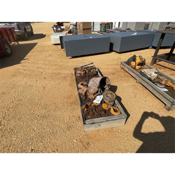 (3) HARRINGTON 10 TON CHAIN HOIST