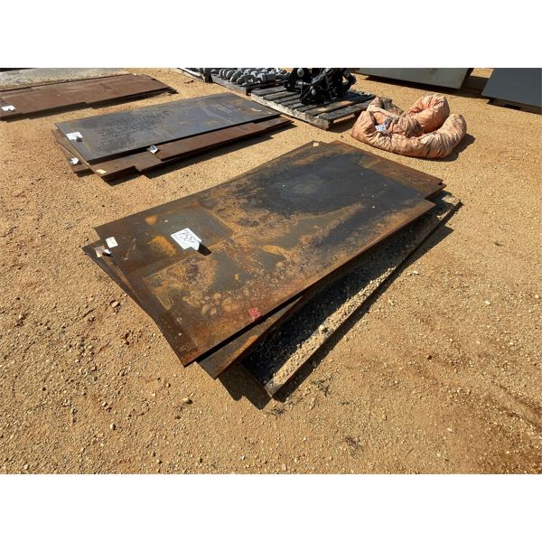 (10)  4' x 8' x 3/4" STEEL PLATE