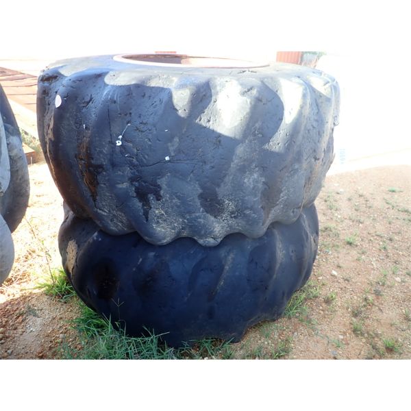 (2) SKIDDER TIRES & RIMS