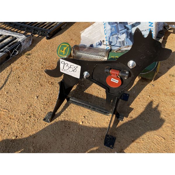 3/8 IN. AR500 STEEL COYOTE SHOOTING TARGET WITH HEART FLAPPER