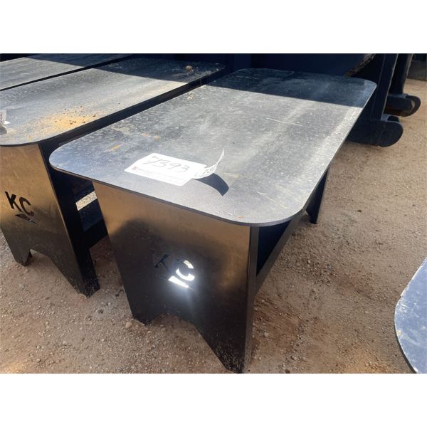 30 IN. X 57 IN. WELDING TABLE WITH SHELF
