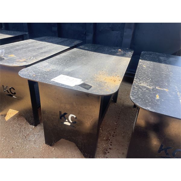 30 IN. X 57 IN. WELDING TABLE WITH SHELF