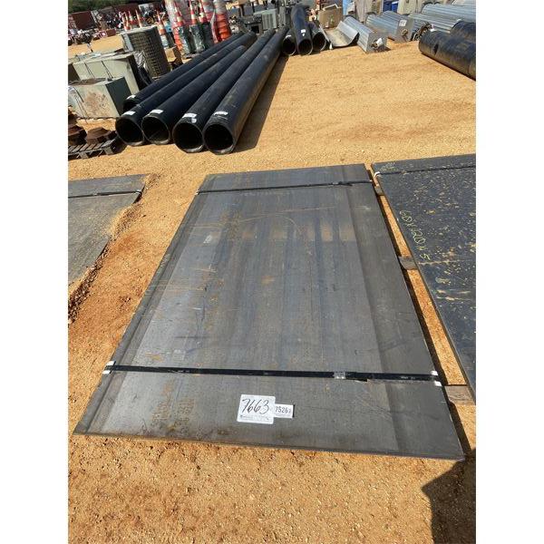 5/8 IN. THICK STEEL PLATE / ROAD PLATE