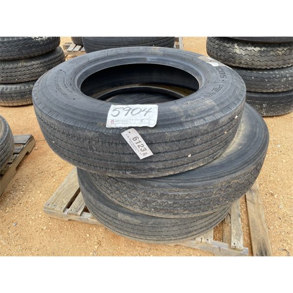 (3) 285/75R24.5 TIRES