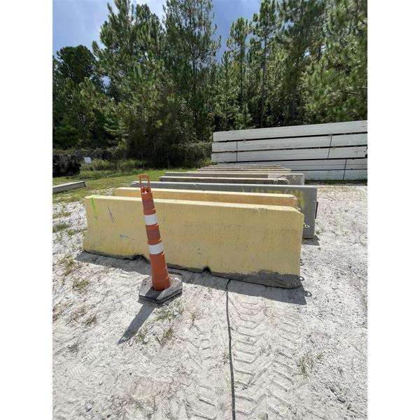 (10) CONCRETE JERSEY BARRIERS