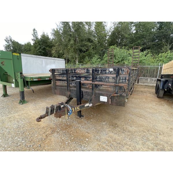 1998 CIRCLE W  Utility Trailer