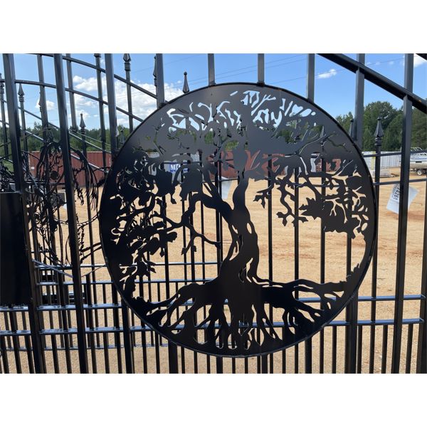 TREE SCENE 16' IRON GATE