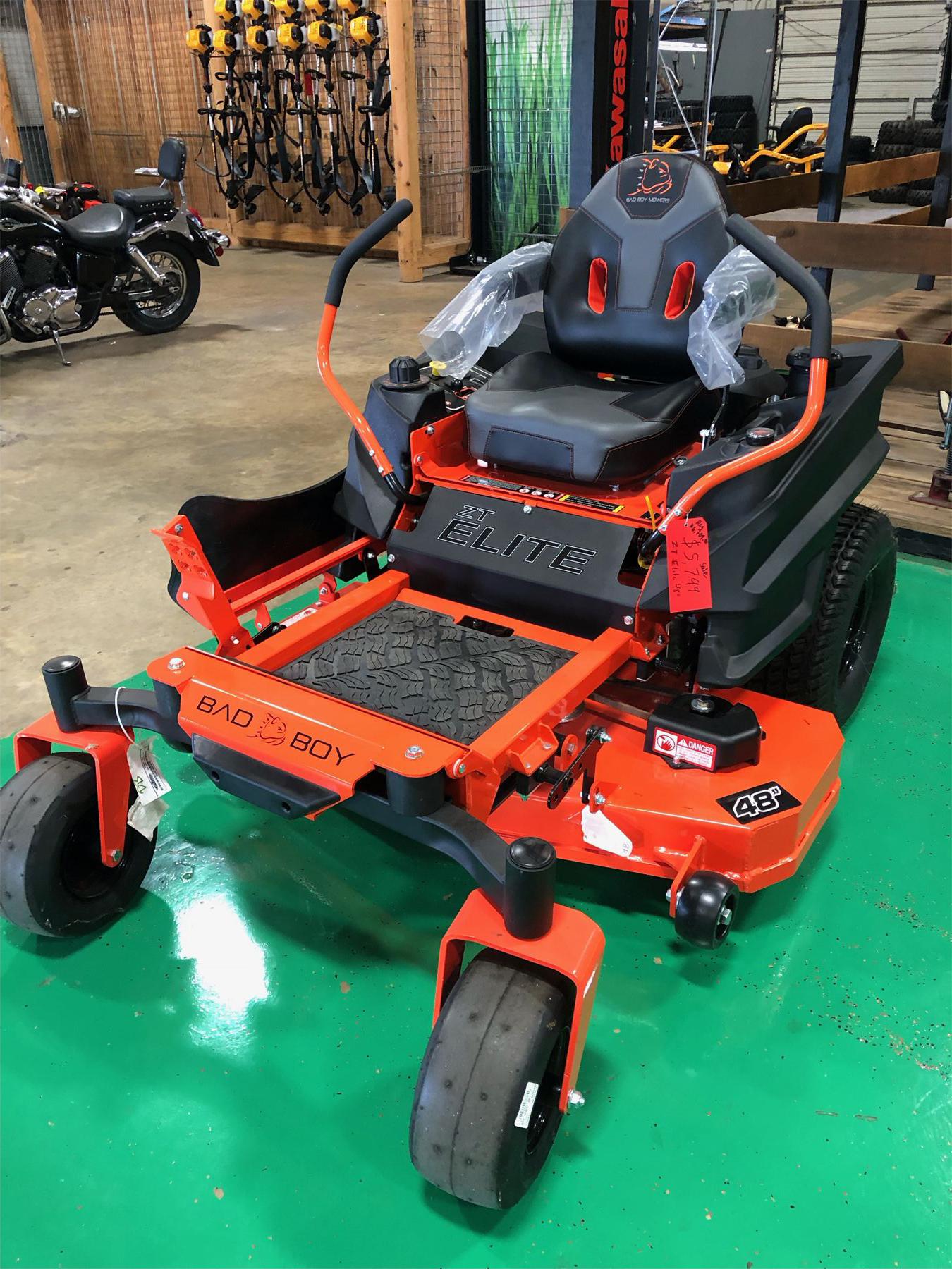 BAD BOY ZT ELITE ZERO TURN Lawn Mower J.M. Wood Auction Company, Inc.