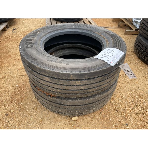 (2) 245/70R19.5 TIRES