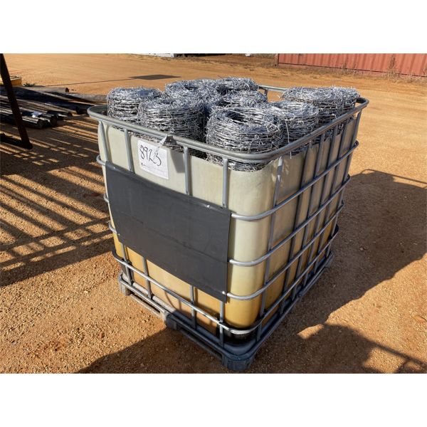 (1) CRATE BARBWIRE
