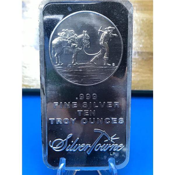 10oz Silver Towne Bar