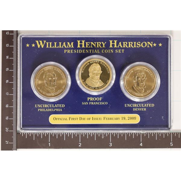 2009 FIRST DAY OF ISSUE 3 COIN PRESIDENTIAL SET