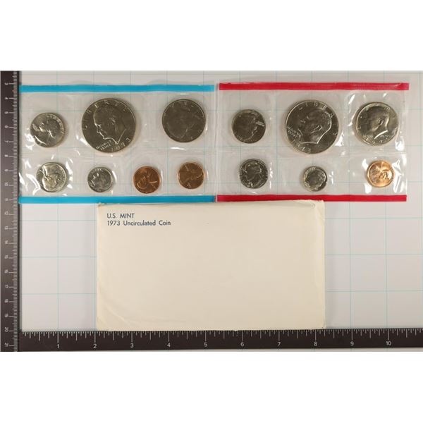 1973 US MINT SET (UNC) P/D/S (WITH ENVELOPE)
