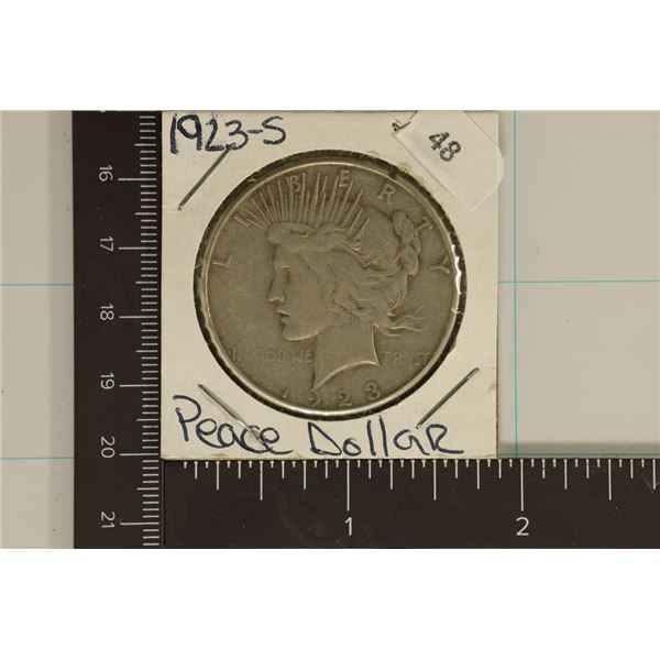 1923-S PEACE SILVER DOLLAR WATCH FOR OUR NEXT