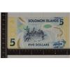 Image 2 : 2019 SOLOMON ISLANDS COLORIZED $5 POLYMER CU BILL