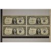 Image 1 : 4-1935-D $1 SILVER CERTIFICATES (ALL CRISP UNC)